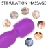 Sex HD Iris - vibrator med värme och dubbla motorer - lila