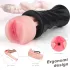 Sex HD Marcus - realistisk konstgjord vagina i hylsa (svart/naturfärgad)