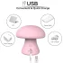 Magic Mushroom - uppladdningsbar vibrator (rosa)