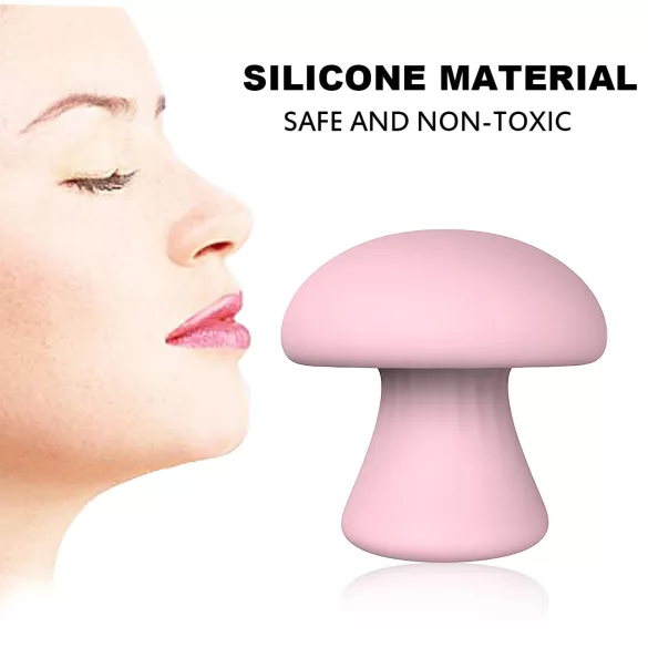 Magic Mushroom - uppladdningsbar vibrator (rosa)