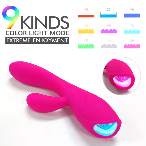 Sex HD Muses - vibrator uppladdningsbar vattentät värmefunktion silikon rosa