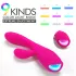 Sex HD Muses - vibrator uppladdningsbar vattentät värmefunktion silikon rosa