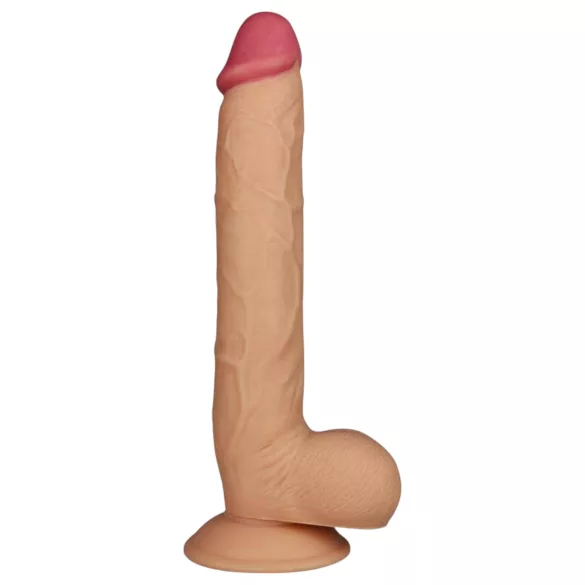 Lovetoy King-Sized - dildo med sugpropp - realistisk - 25cm - hudfärgad