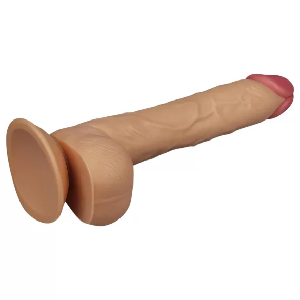 Lovetoy King-Sized - dildo med sugpropp - realistisk - 25cm - hudfärgad