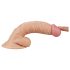 Lovetoy Real Extreme - Sugkopps-G-punkt dildo med bollar - 19cm (natur)