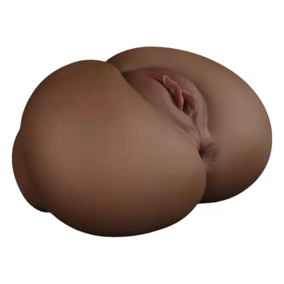 Lovetoy Streetgirl's 12 - vagintorso och trosa (mörk hudton)