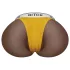 Lovetoy Streetgirl's 12 - vagintorso och trosa (mörk hudton)