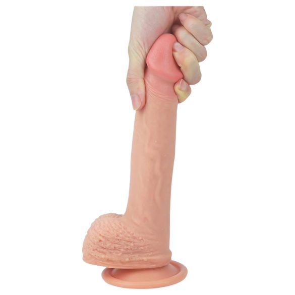 Lovetoy - dildo med sugkopp - realistisk - 21 cm - hudfärgad
