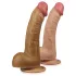 Lovetoy - realistisk böjd dildo - 20 cm - hudfärg