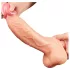 Lovetoy - realistisk dildo med två lager - 25cm - hudfärgad
