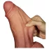 Lovetoy - realistisk dildo - dubbellager - 26cm - natur