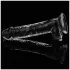 Lovetoy Flawless Clear - dildo med sugkopp - 19 cm (transparent)