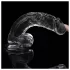 Lovetoy Flawless Clear - dildo med sugkopp - 19 cm (transparent)