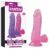 Lovetoy - dildo med sugkopp - 15 cm - rosa