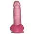 Lovetoy - dildo med sugkopp - 15 cm - rosa