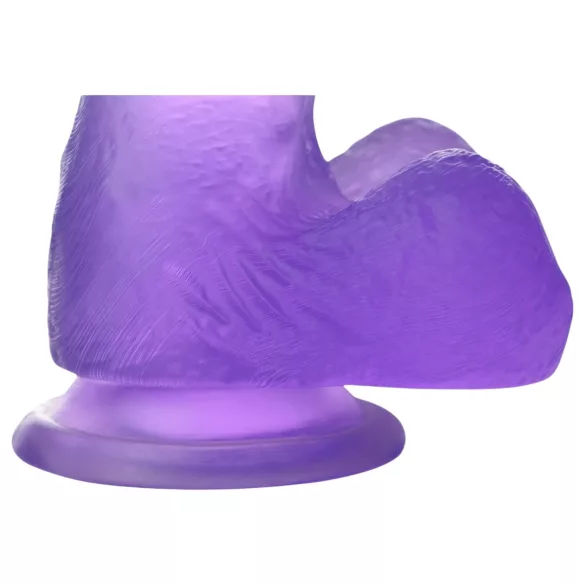 Lovetoy - dildo med sugkopp - 15 cm - lila