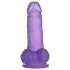 Lovetoy - dildo med sugkopp - 15 cm - lila