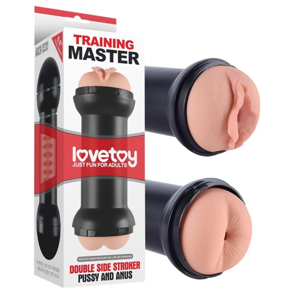 Lovetoy - vagin- och analmasturbator (naturlig)
