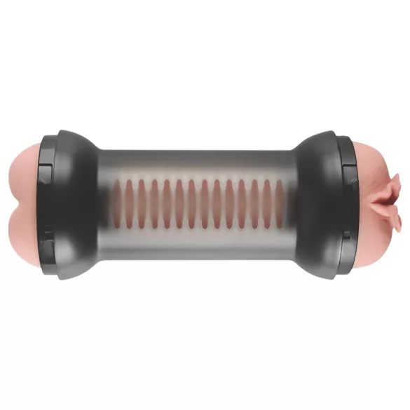 Lovetoy - masturbator vagina och anal - naturfärg