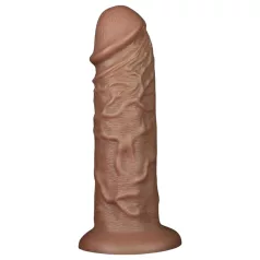   Lovetoy Chubby - realistisk dildo med sugpropp - 25cm - hudfärgad