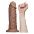 Lovetoy Chubby - realistisk dildo med sugpropp - 25cm - hudfärgad