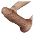 Lovetoy Chubby - realistisk dildo med sugpropp - 25cm - hudfärgad