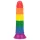 Lovetoy Prider - realistisk dildo - 19 cm - regnbåge