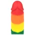 Lovetoy Prider - realistisk dildo - 19 cm - regnbåge