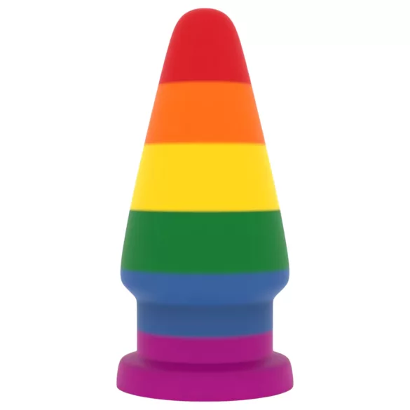 Lovetoy Prider - analplugg - 15 cm - regnbågsfärgad