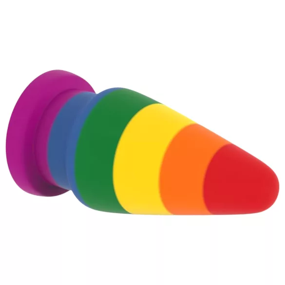 Lovetoy Prider - analplugg - 15 cm - regnbågsfärgad