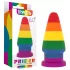 Lovetoy Prider - analplugg - 15 cm - regnbågsfärgad
