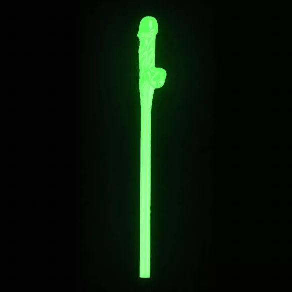 Lovetoy - penis sugrör med belysning - vit