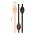 Lovetoy - penis sugrör - 3-pack - natur/brun/svart