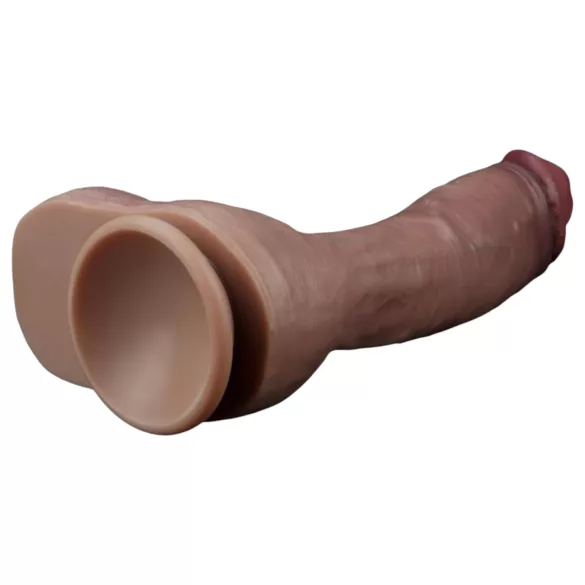 Lovetoy Nature Cock - realistisk dildo med dubbla lager - 26 cm - hudfärgad
