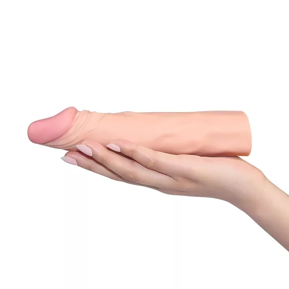 Lovetoy - penissleeve - förlängare 19cm - natur