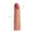 Lovetoy - penissleeve - förlängare 19cm - natur
