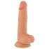Mr. Rude - realistisk dildo med sugkopp - 19cm - hudfärg