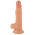 Mr. Rude - realistisk dildo med sugkopp - 19cm - hudfärg