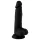 Mr. Rude - realistisk dildo med sugkopp och kulor - 19 cm svart