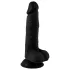 Mr. Rude - realistisk dildo med sugkopp och kulor - 19 cm svart