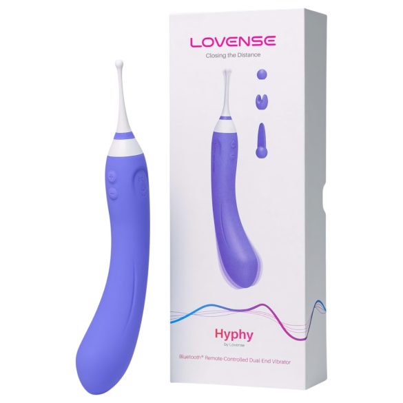 Lovense - 2-i-1 vibrator med appstyrning - lila