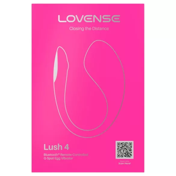LOVENSE Lush 4 - smart vibratorägg (rosa)