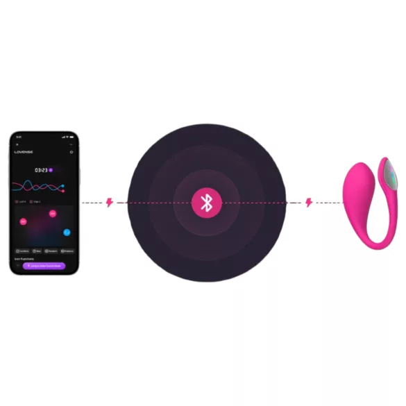 LOVENSE Lush 4 - smart vibratorägg (rosa)