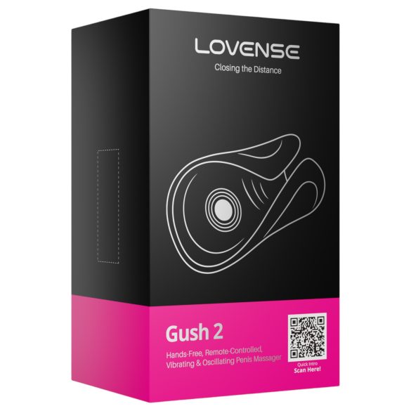 Lovense Gush 2 - penissleeve vibrator - turkos