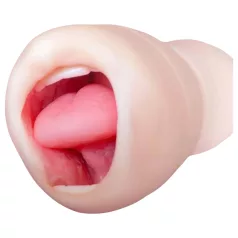   Tracy's Dog Cup - realistisk munformad masturbator med tänder (hudfärgad)