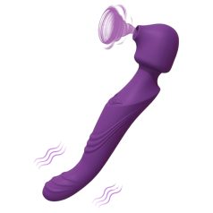   Tracy's Dog - wand vibrator - pulserande massager - silikon lila