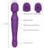 Tracy's Dog Wand - pulserande massagevibrator (lila)