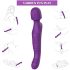 Tracy's Dog Wand - pulserande massagevibrator (lila)