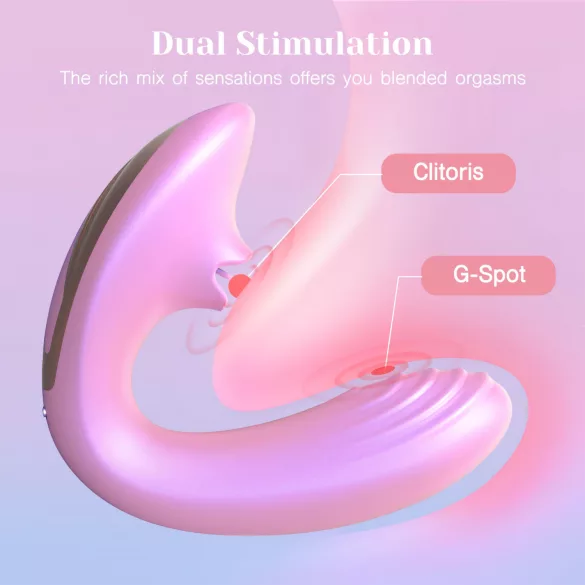 Tracy's Dog OG Lick - G-punktsvibrator och klitorisstimulator (rosa)