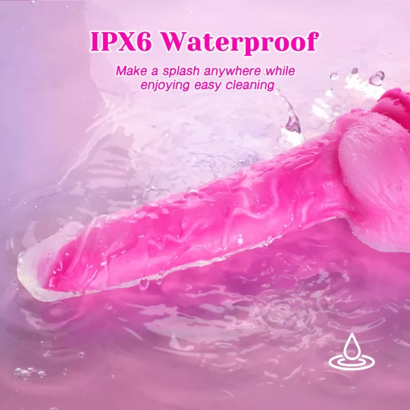 Tracy's Dog Jelivoy-Mid - realistisk vibrator - 20 cm - rosa
